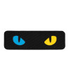 M-Tac Patch Cat Eyes Laser Cut Black/Yellow/Blue Antsiuvas su ukrainietiškais motyvais