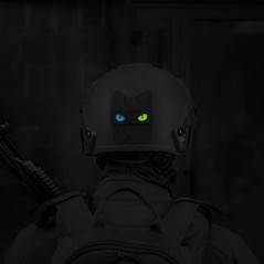 M-Tac Patch Cat Eyes Laser Cut Black/Yellow/Blue Antsiuvas su ukrainietiškais motyvais