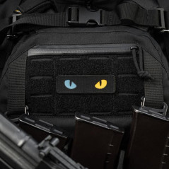 M-Tac Patch Cat Eyes Laser Cut Black/Yellow/Blue Antsiuvas su ukrainietiškais motyvais
