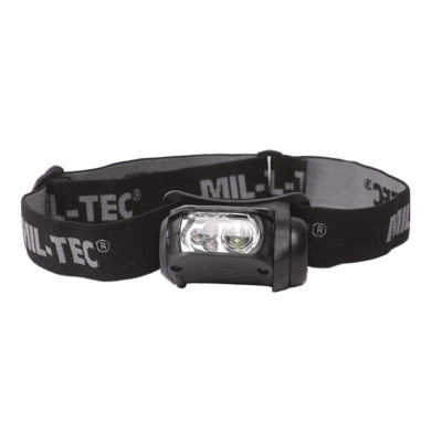 Mil-Tec 4-Colour LED Head Torch – up to 65 lm