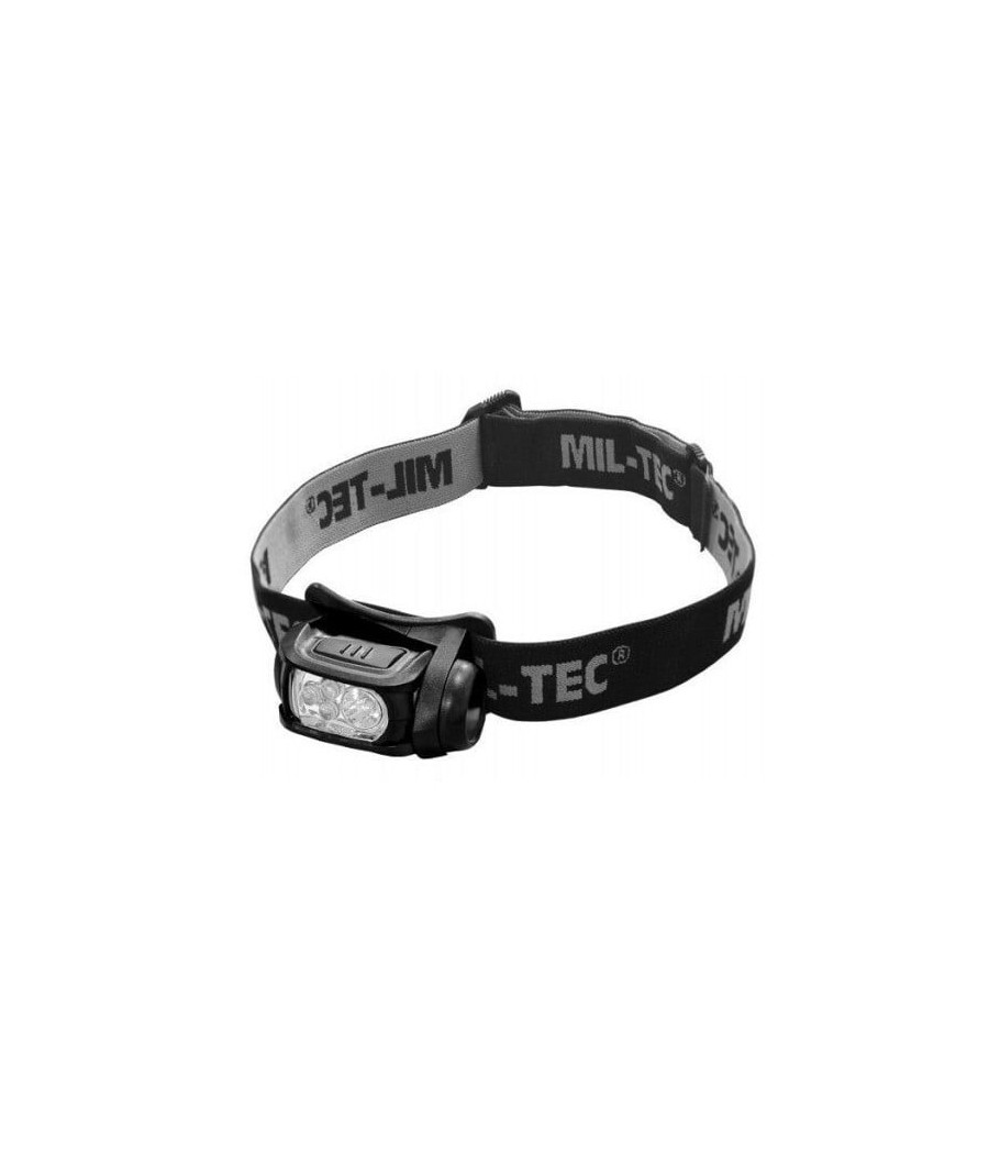 Mil-tec Headlapm LED 4 Colours Ant galvos dedamas, 4-ių spalvų prožektorius
