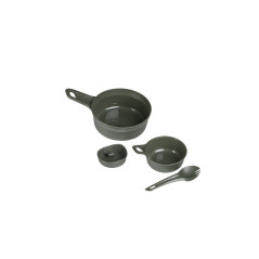 Wildo Adventure Kit 4pcs KCT Olive 4 dalių puodų ir įrankių rinkinys