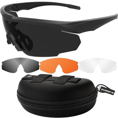Swiss Eye Blackhawk Pro Tactical Glasses – 3 Lenses, EN/MIL/ANSI