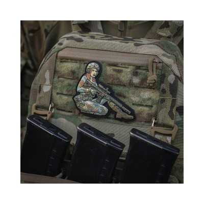 M-Tac Tactical Girl Yakuza PVC Patch 8 × 10 cm — 4/4