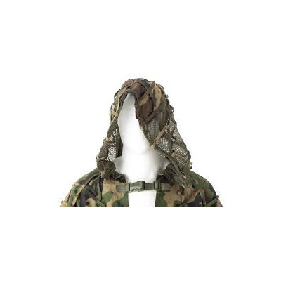 Invader Gear Ghillie Base Cape Camouflage Poncho, Woodland