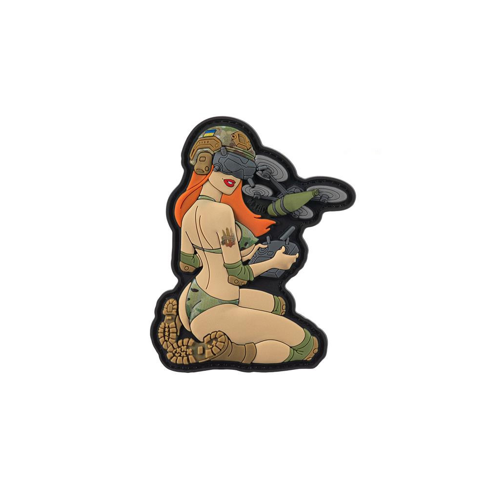 M-Tac PVC Patch "Delivery Service" Pin-Up – 8.5 × 6 cm