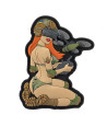 M-Tac PVC Patch "Delivery Service" Pin-Up – 8.5 × 6 cm