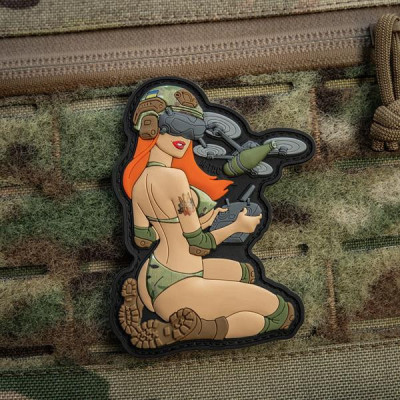 M-Tac PVC Patch "Delivery Service" Pin-Up – 8.5 × 6 cm