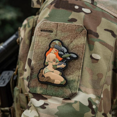 M-Tac PVC Patch "Delivery Service" Pin-Up – 8.5 × 6 cm