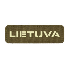 M-Tac patch 25x80 Laser Cut LIETUVA Antsiuvas