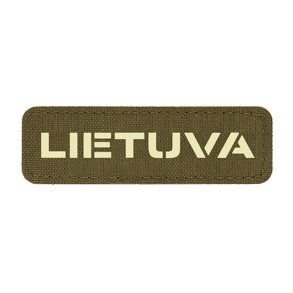 LIETUVA Patch Cordura 500D 25×80 mm Velcro