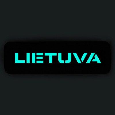 LIETUVA Patch Cordura 500D 25×80 mm Velcro