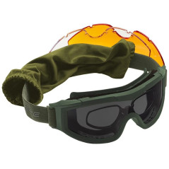 Swiss Eye F-Tac Tactical Goggles Olive Taktiniai akiniai su korekcinių akinių adapteriu