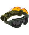 Swiss Eye F-Tac Tactical Goggles Olive Taktiniai akiniai su korekcinių akinių adapteriu