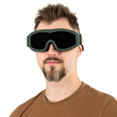 Swiss Eye F-Tac Tactical Goggles, 3 Lenses, RX Clip, 134 g — 3/3