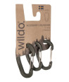 Wildo Carabiner Set 3-pack 2 Medium + 1 Large