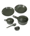 Wildo Explorer Kit, 6-parts, OD Green Kelioninis valgymo indų rinkinys
