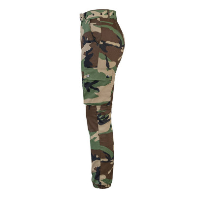 Mil-Tec Women's Military-Style Cargo Pants, Polyester/Cotton, Woodland