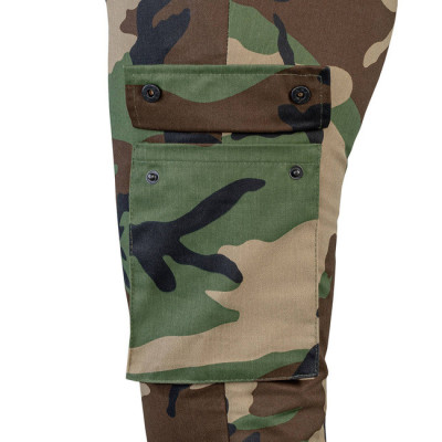Mil-Tec Women's Military-Style Cargo Pants, Polyester/Cotton, Woodland