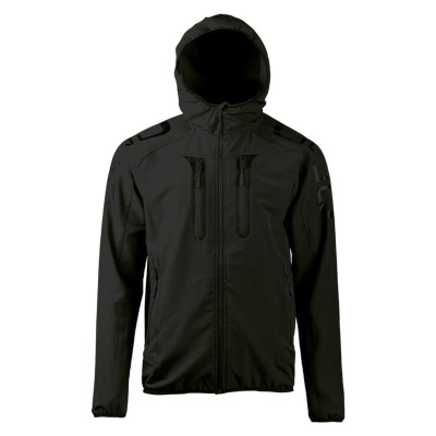 Mil-Tec Hooded Jacket 92% Polyester Black
