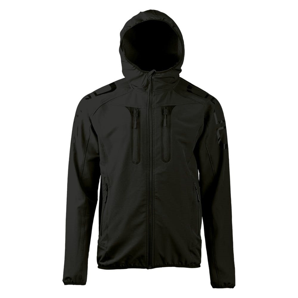 Mil-Tec Hooded Jacket 92% Polyester Black