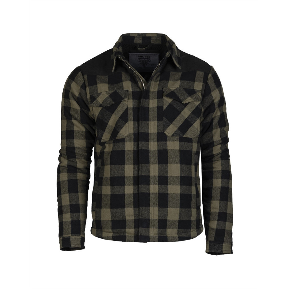 Mil-Tec Lumberjack Jacket 100% Cotton Cordura Shoulders