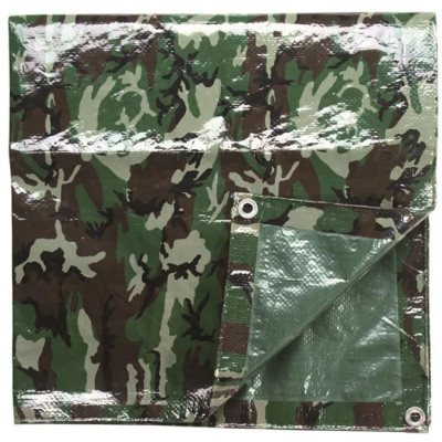 Mil-Tec Woodland Tarpaulin 190×300 cm Camp Shelter — 1/1
