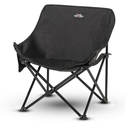 Tac Maven Folding Outdoor Chair Steel Frame, 150 kg, Black