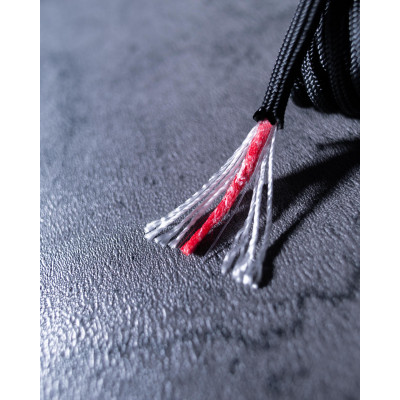 Tac Maven Gordian 550 FireCord 9-in-1 Survival Cord 15 m, Black