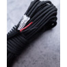 Tac Maven Gordian 550 FireCord 9-in-1 Survival Cord 15 m, Black
