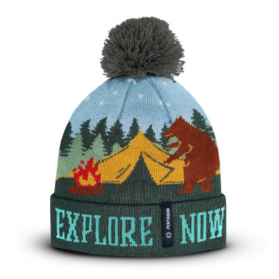 Pentagon Sanctuary BEAR Knit Beanie, Acrylic