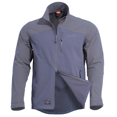 Softshell Jacket RAL7013 – 91% Nylon, DWR, 4-Way Stretch