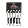 Tac Maven Aluminium Carabiner Set 8 mm, 5 pcs, Multi-Purpose, Gray