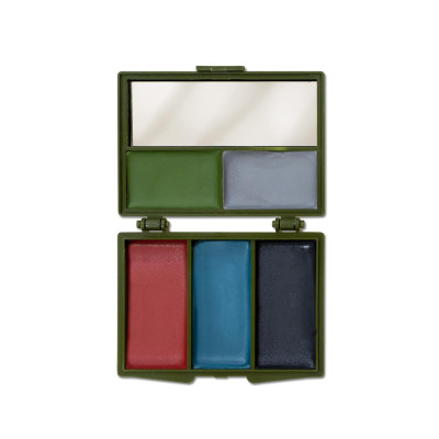 Face Camouflage Paint Set – 5 Colours with Mirror
