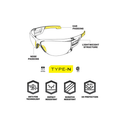 Vision Type-N Ballistic Protective Eyewear