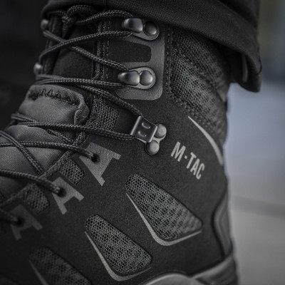 M-Tac Iva Summer Tactical Boots Mesh and Synthetic Nubuck, Black