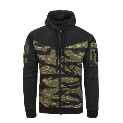 Helikon-Tex ROGUE Hoodie FullZip Tactical Hoodie with 10 Pockets, Multicam Black