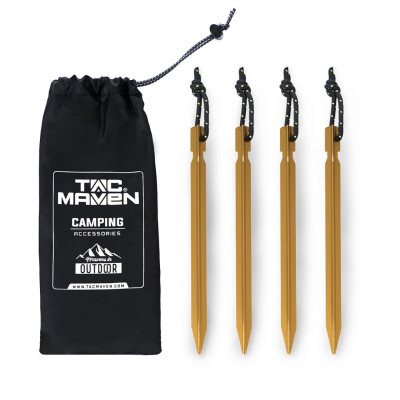 Aluminium Tent Stakes – 4 pcs, 8.5 g Each