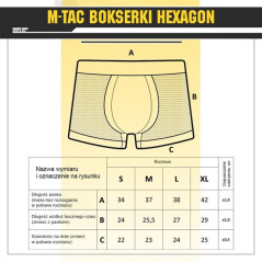 M-Tac Underwear Hexagon Vyriškos apatinės kelnaitės