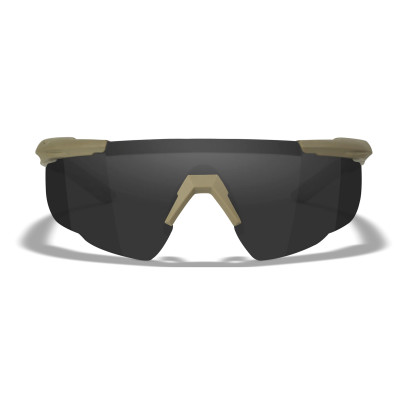 Wiley X WX Saber Advanced Ballistic Glasses, Taupe