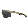 Wiley X WX Saber Advanced Ballistic Glasses, Taupe