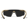 Wiley X WX Saber Advanced Ballistic Glasses, Taupe