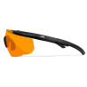Wiley X WX Saber Advanced Ballistic Glasses, Black