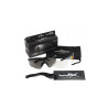 Wiley X WX Saber Advanced Ballistic Glasses Clear Lenses, Black