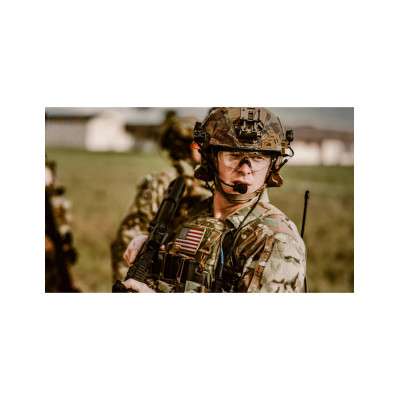 Wiley X WX Saber Advanced Ballistic Glasses Clear Lenses, Black