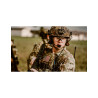 Wiley X WX Saber Advanced Ballistic Glasses Clear Lenses, Black