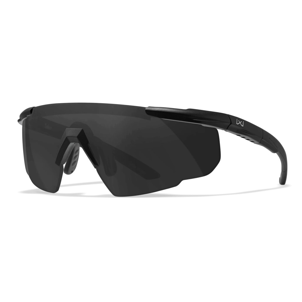 Wiley X WX Saber Advanced Ballistic Glasses Yellow Lenses, Black