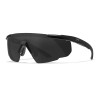 Wiley X WX Saber Advanced Ballistic Glasses Yellow Lenses, Black