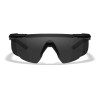 Wiley X WX Saber Advanced Ballistic Glasses Yellow Lenses, Black