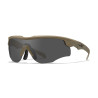 Wiley X WX Rogue Comm Ballistic Glasses, Taupe